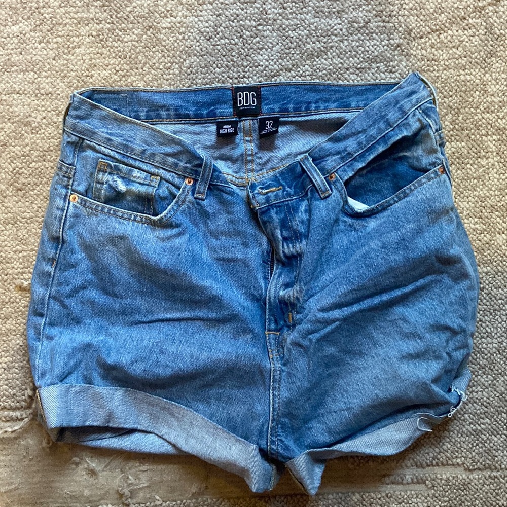 Denim shorts